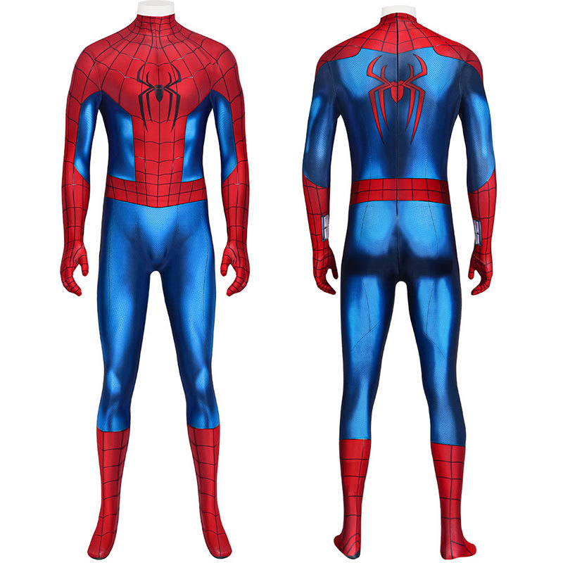 3D Printing Web - Red Blue Monster Spider Web Print