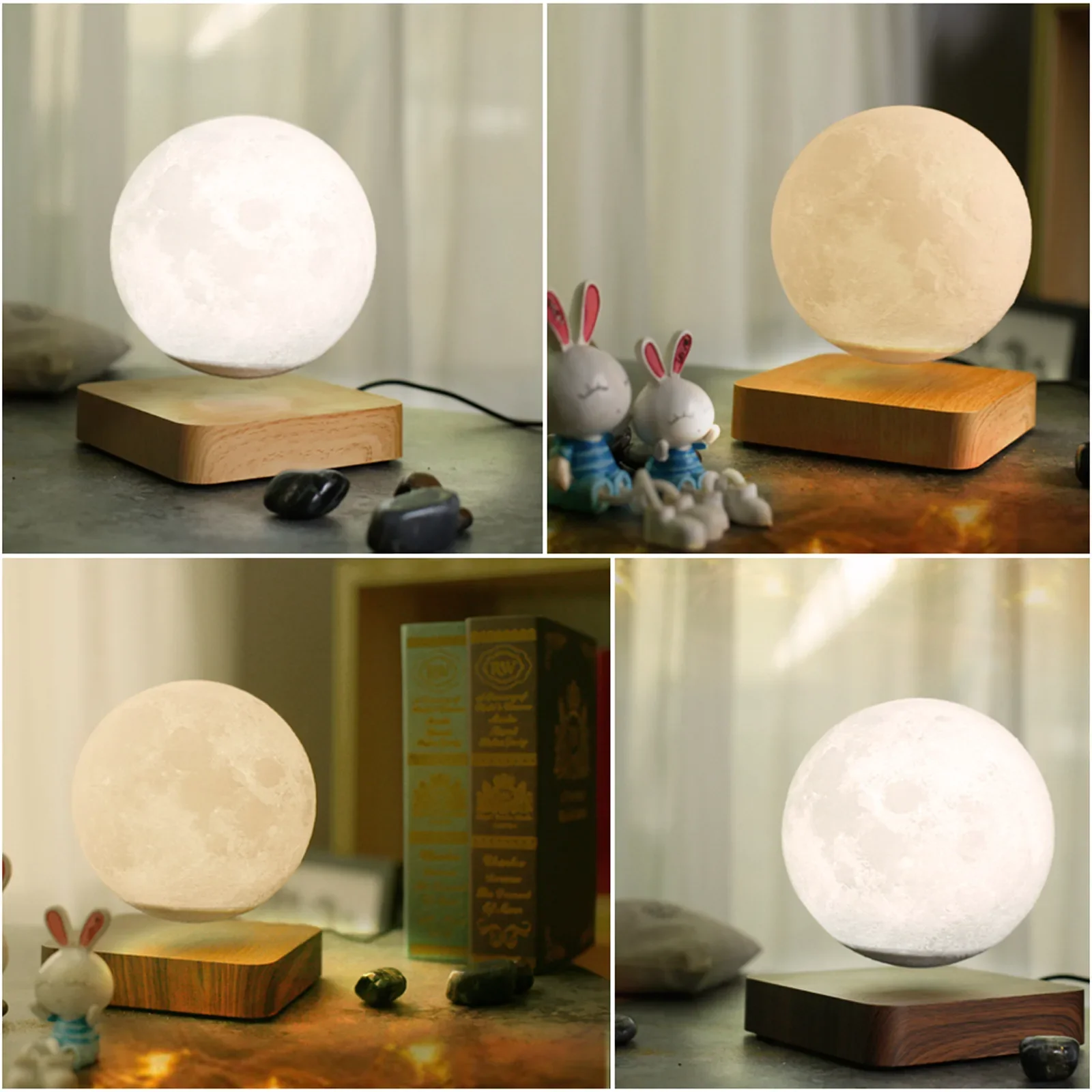 Maglev moon lamp home 3D print - 3D Printing Technology ulasan dan harga