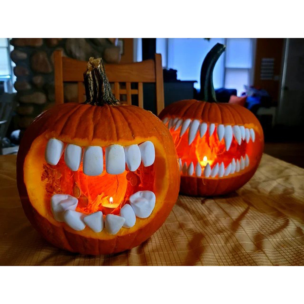 3D Printed Pumpkin Teeth Kit H - 3D Printing Dental ulasan dan harga