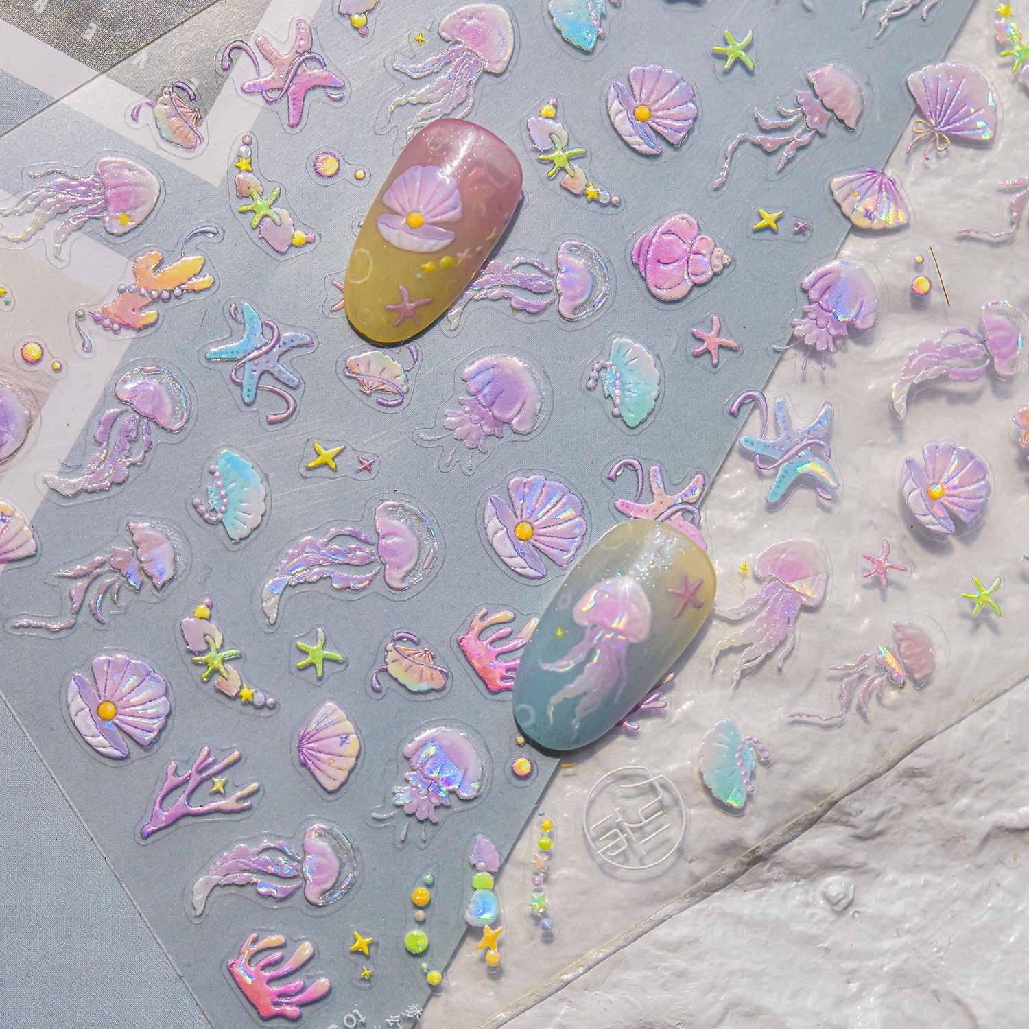 Colorful Drift Bag Jelly Nail  - 3D Printing Epoxy Resin ulasan dan harga