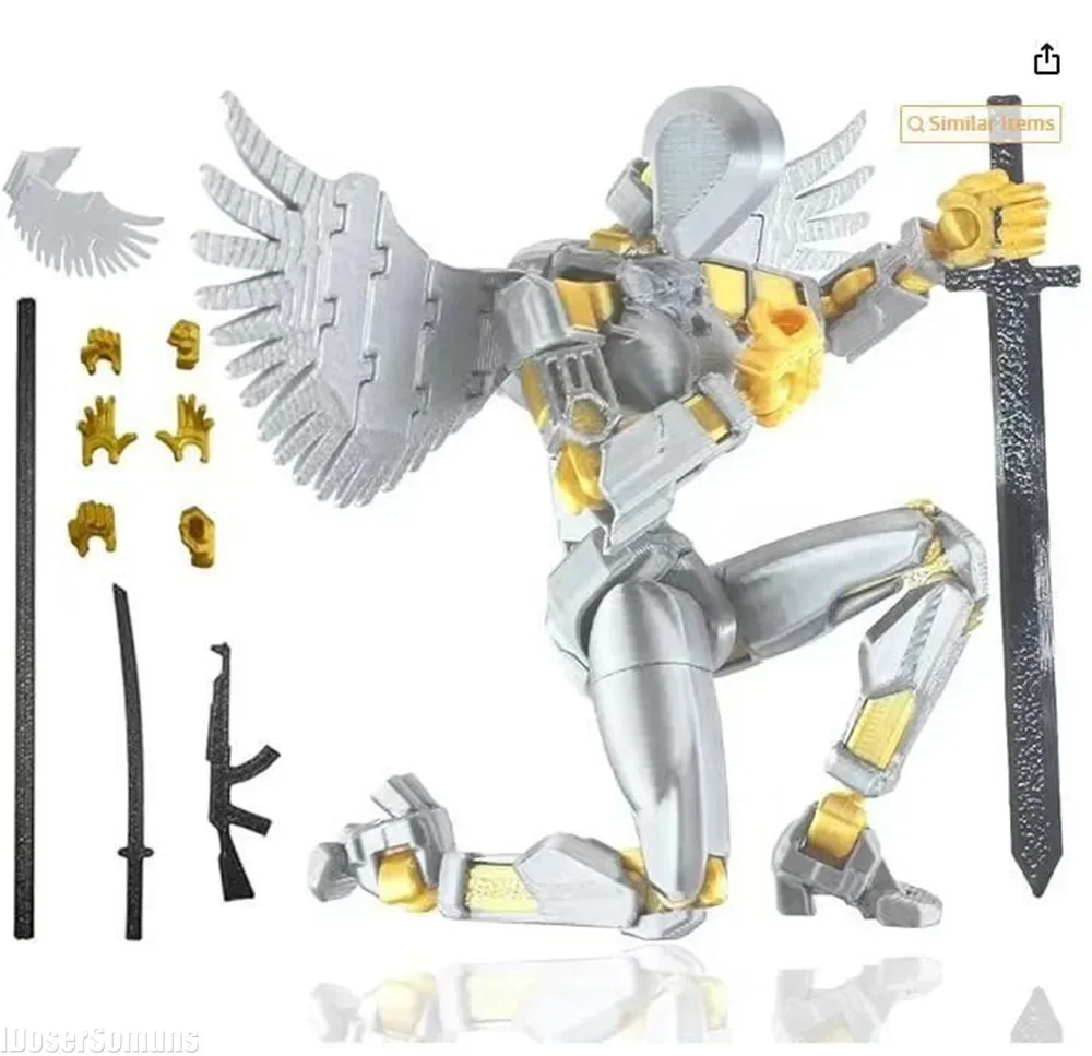 3D Printed Toys Action Figures - 3D Printing For Dummies ulasan dan harga