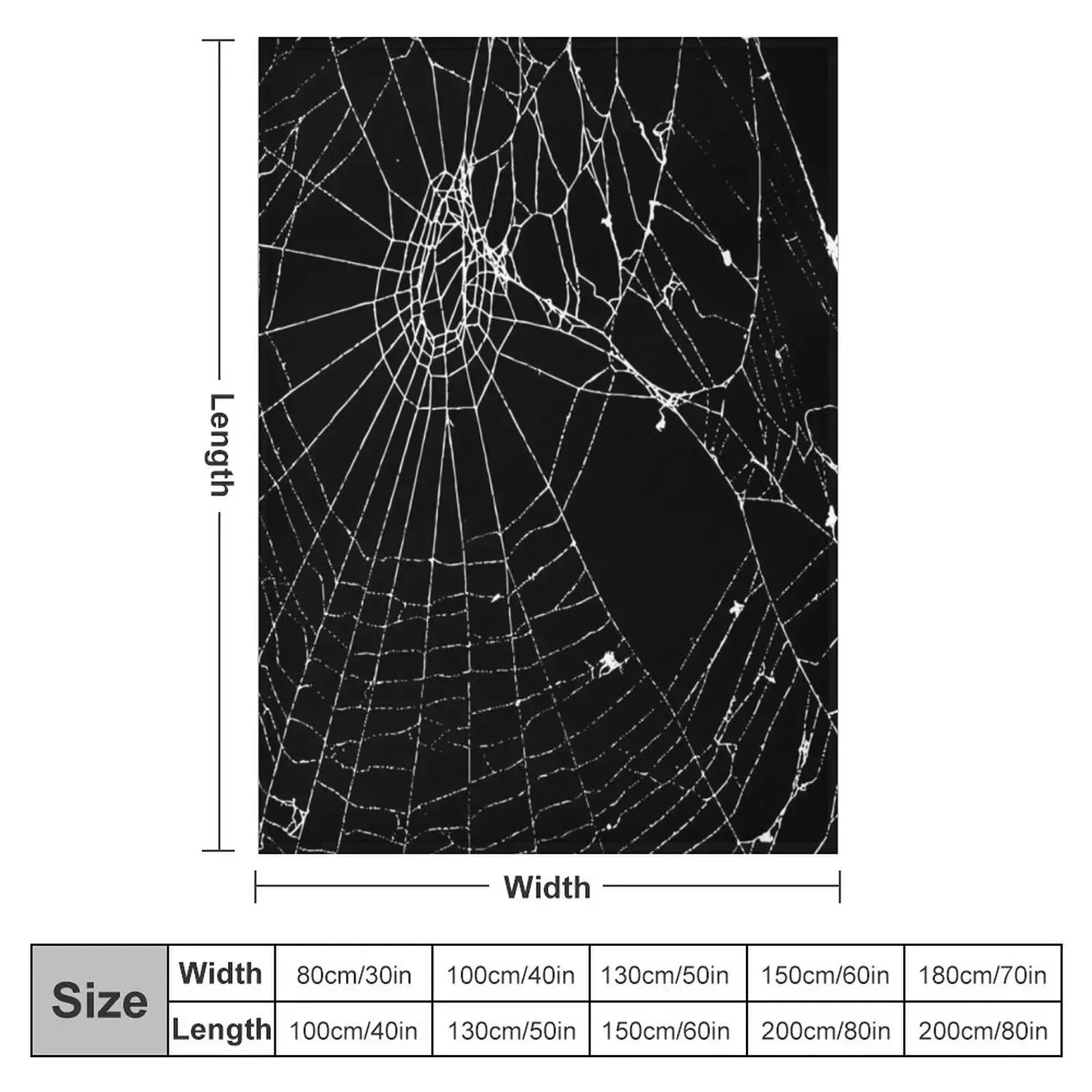 Spider Web Throw Blanket Luxur - 3D Printing Web ulasan dan harga