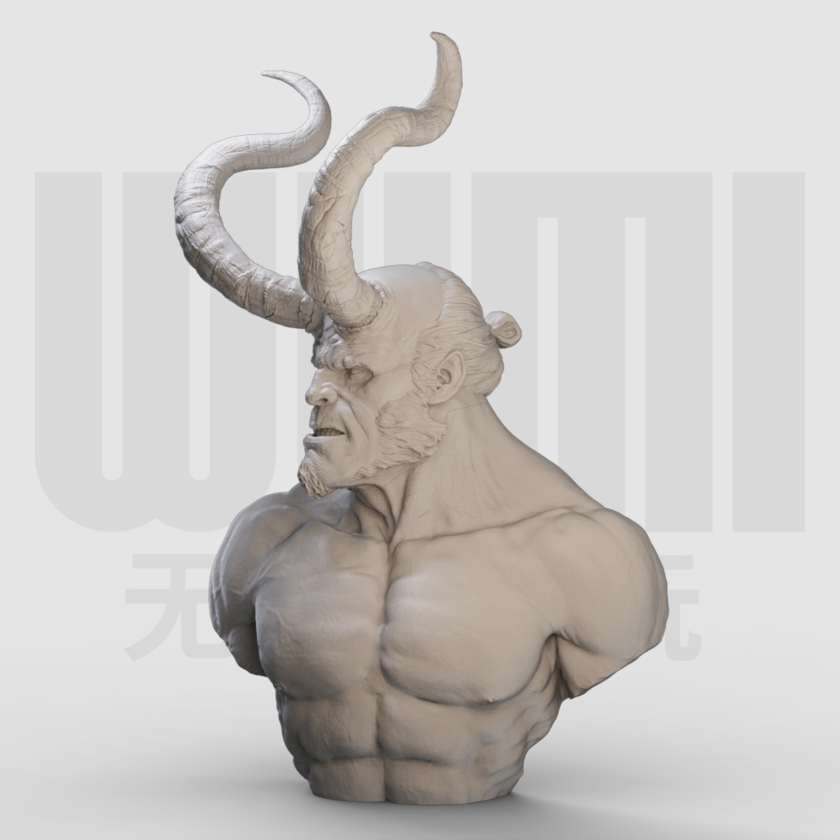 1/16 1/10 Hellboy Bust Miniatu - 3D Printing For Dummies ulasan dan harga