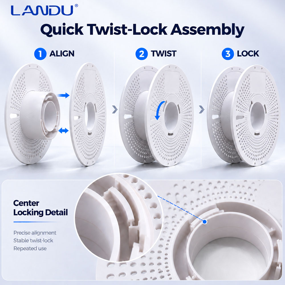 Reusable Empty Filament Spool  - 3D Printing High Temperature Materials ulasan dan harga