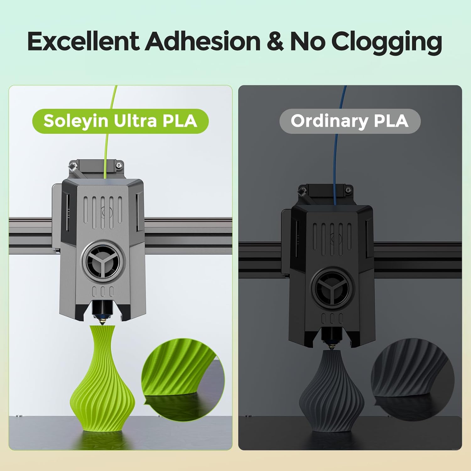 Creality Premium PLA 3D Printe - 3D Printing Result ulasan dan harga