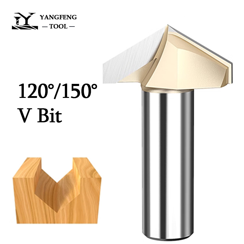 120 150 Degree V Bit 1/2 Shank - 3D Printing Online ulasan dan harga