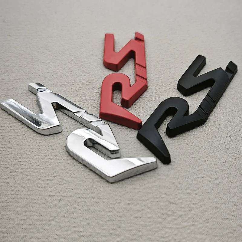 3D Metal RS Logo Car Rear Trun - 3D Printing Online ulasan dan harga