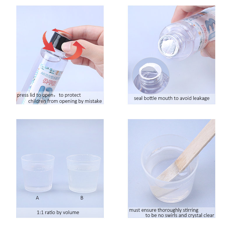 1:1 Clear Epoxy Resin Crystal  - 3D Printing Epoxy Resin ulasan dan harga