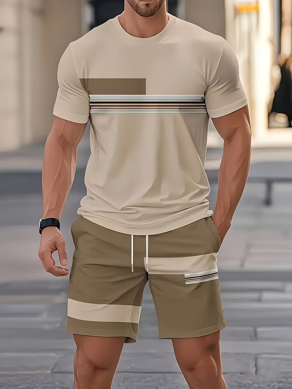 Men's Summer Sets Funny 3D Str - 3D Printing Services ulasan dan harga