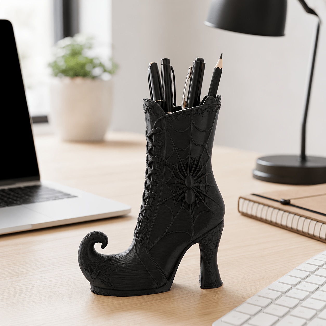3D‑Printed Gothic Witch Boot P - 3D Printing Web ulasan dan harga