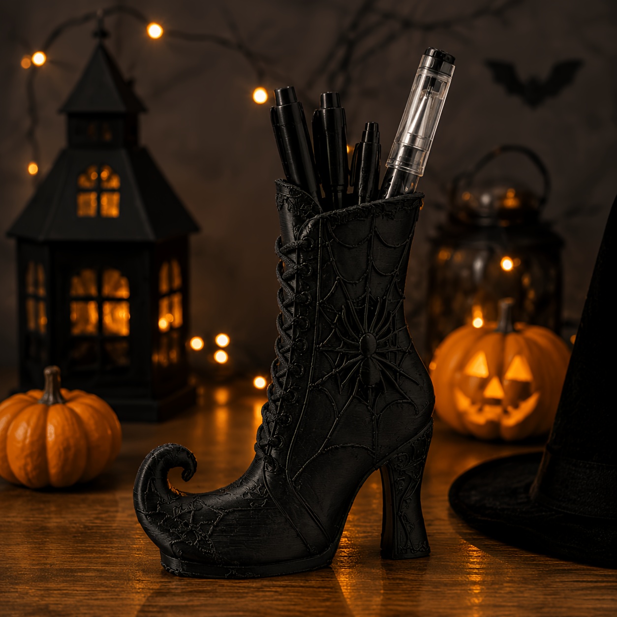 3D‑Printed Gothic Witch Boot P - 3D Printing Web ulasan dan harga