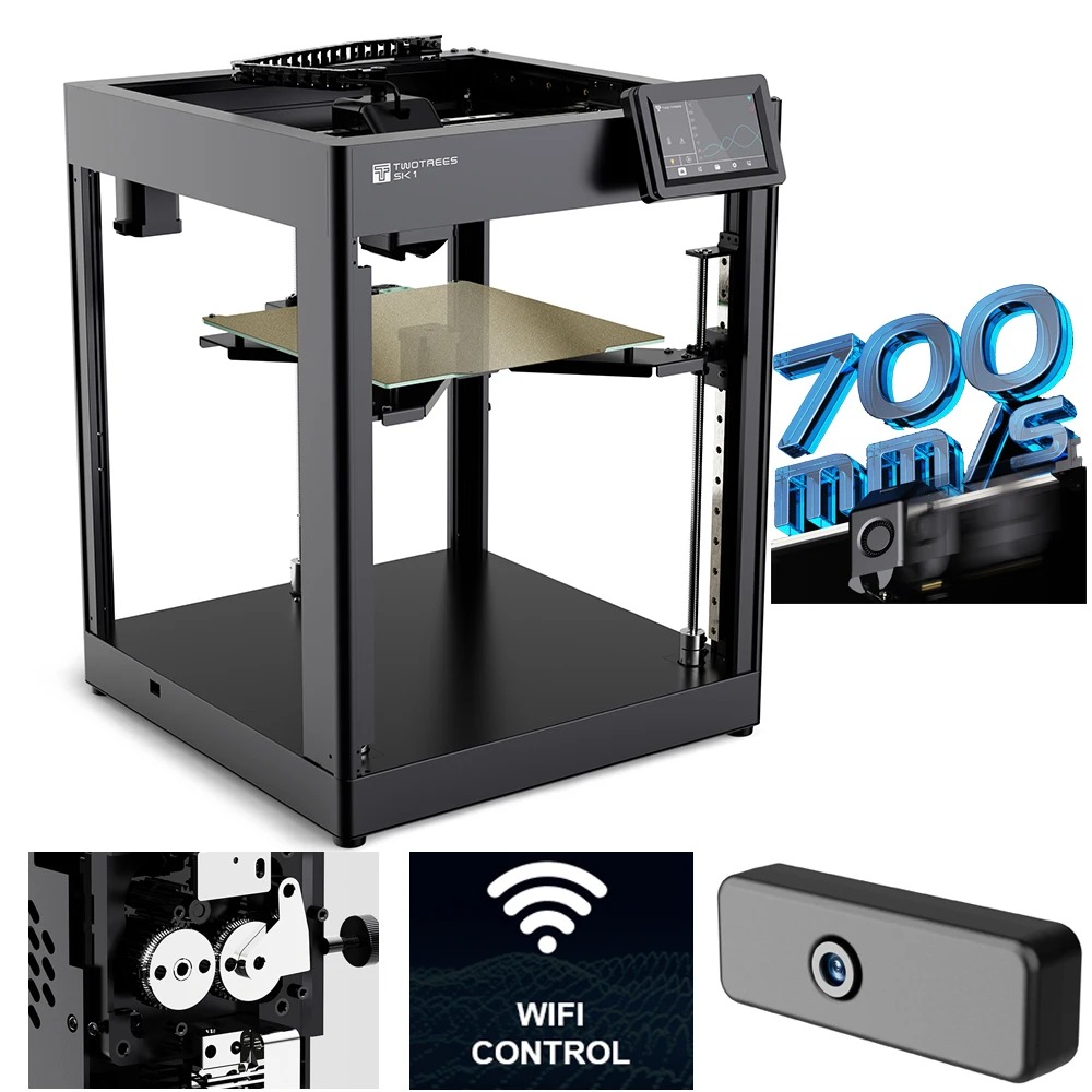 Twotrees SK1 High Speed 3D Pri - 3D Printing Klipper ulasan dan harga