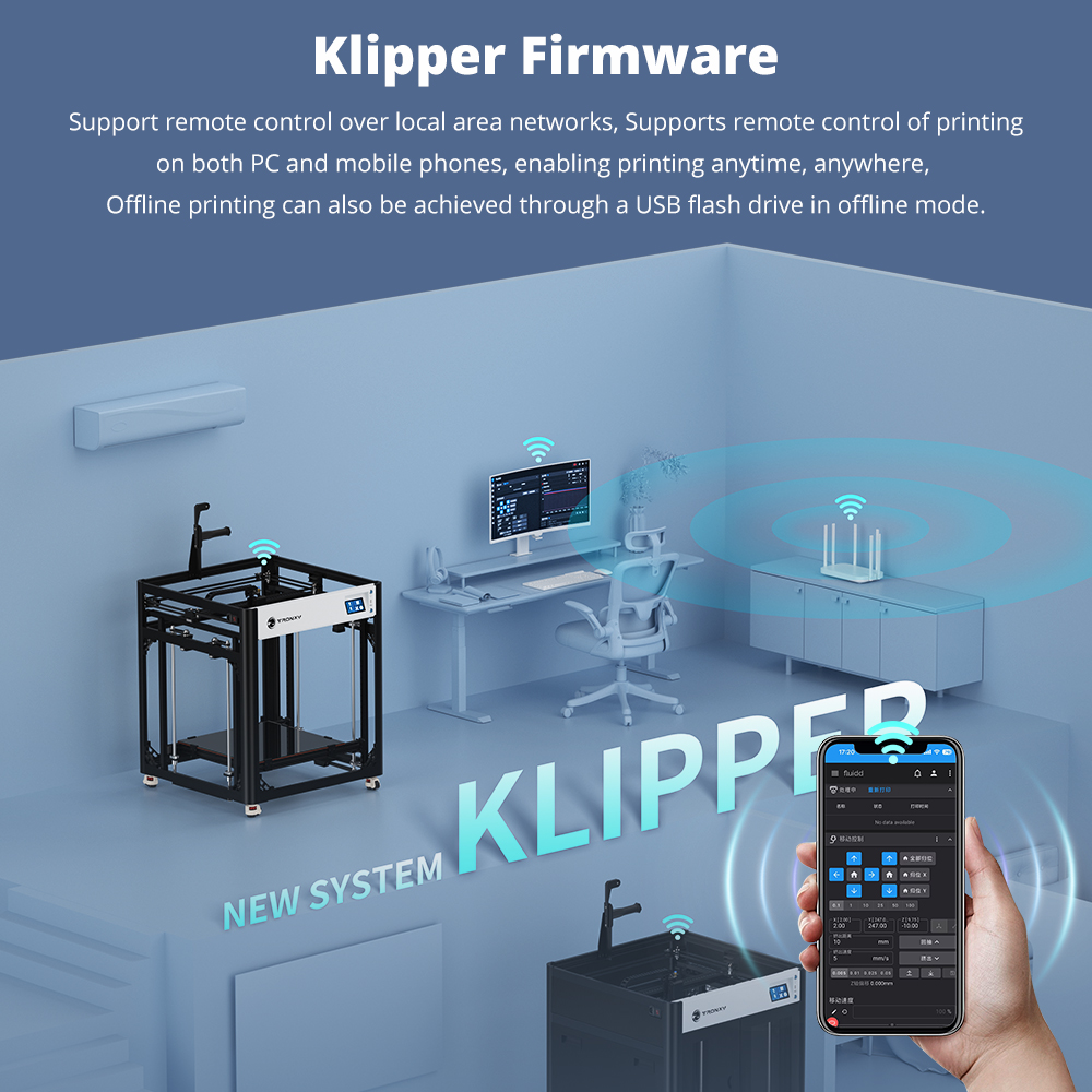 TRONXY VEHO 500 Pro 3D Printer - 3D Printing Klipper ulasan dan harga